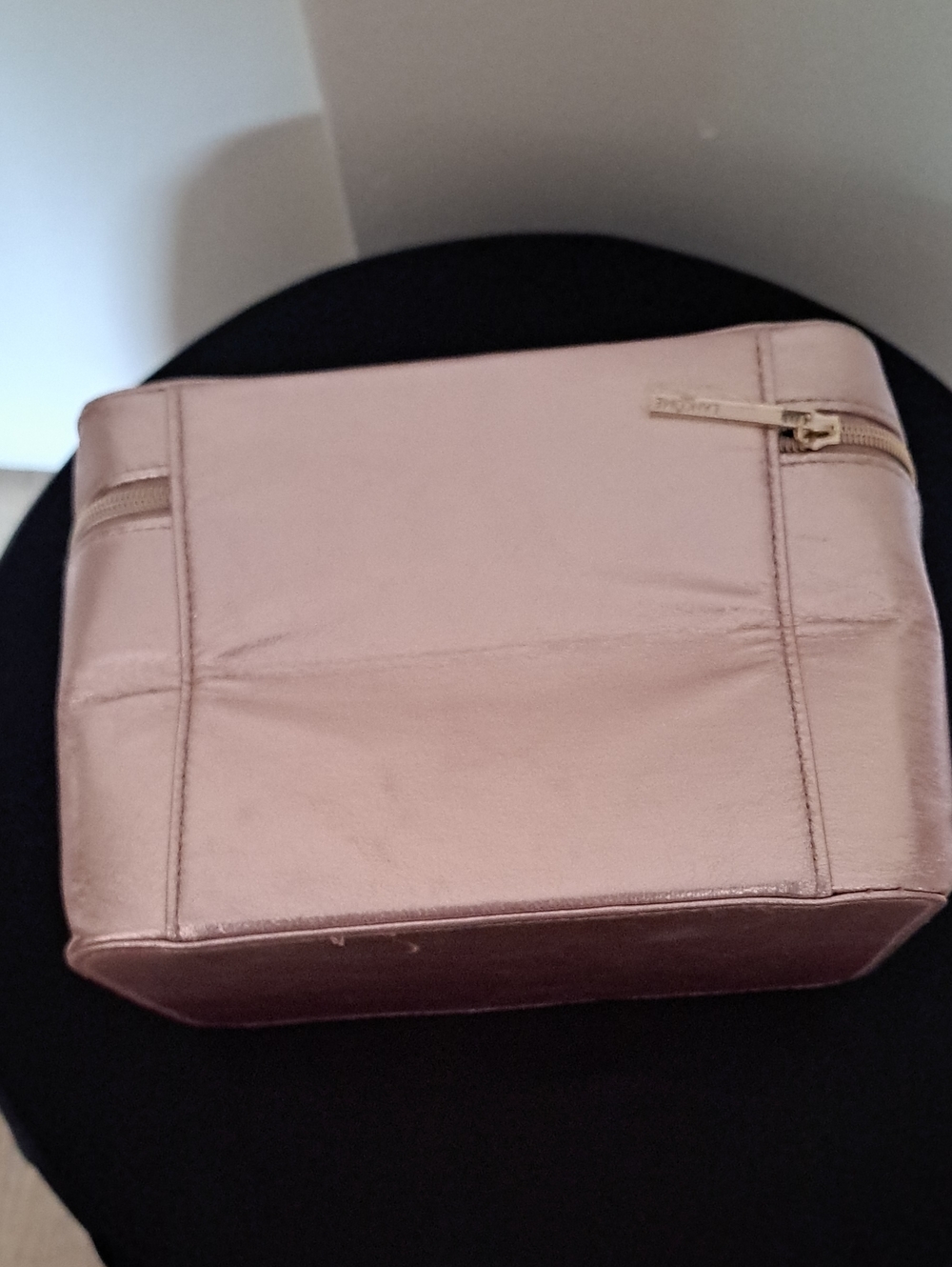 Lancome PARIS Metallic Rose Gold Cosmetic Case - Picture 3 of 9
